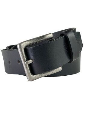 Men's Stone Mountain Genuine Leather Belt black classic NWT